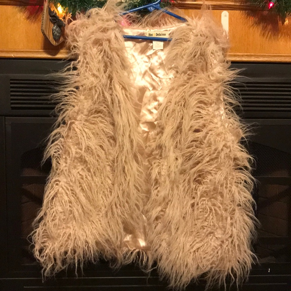 fuzzy vest